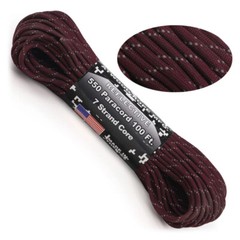 ATWOOD USA Reflective Paracord 550 Type III 7Strand 4mm AUTHENTIC small batch