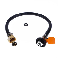 Gas Refill Adapter Leakproof Rubber Gas Refill Pipe Tube Cylinder Convertor Fill