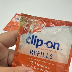 OFF! Clip-On Mosquito Repellent Lot Of 4 Refills For Fan 12 Hr Protection Bug