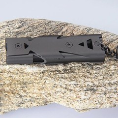 Lifesaving Stainless Steel Whistle Emergency 120db Keychain Outdoor SOS Camping