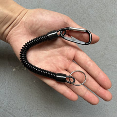 1PC Tactical Retractable Spring Elastic Rope Security Gear Tool Hiking Camping A