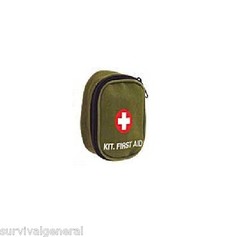 First Aid Pouch Bag Military Style Personal Soldier 1st Kit OD Medic Canvas