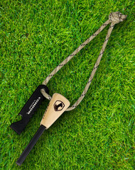 Condor Fire Starter Ferrocerium Rod Stainless Striker Hickory Handle Lanyard