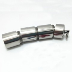 Titanium 3 Groups Storage Case Capsule Seal Container Keychain Outdoor EDC Tool