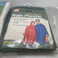 Lot of 4 Rain Poncho 1 Size Fits Most Outdoors Camping Hiking Survival Ozark