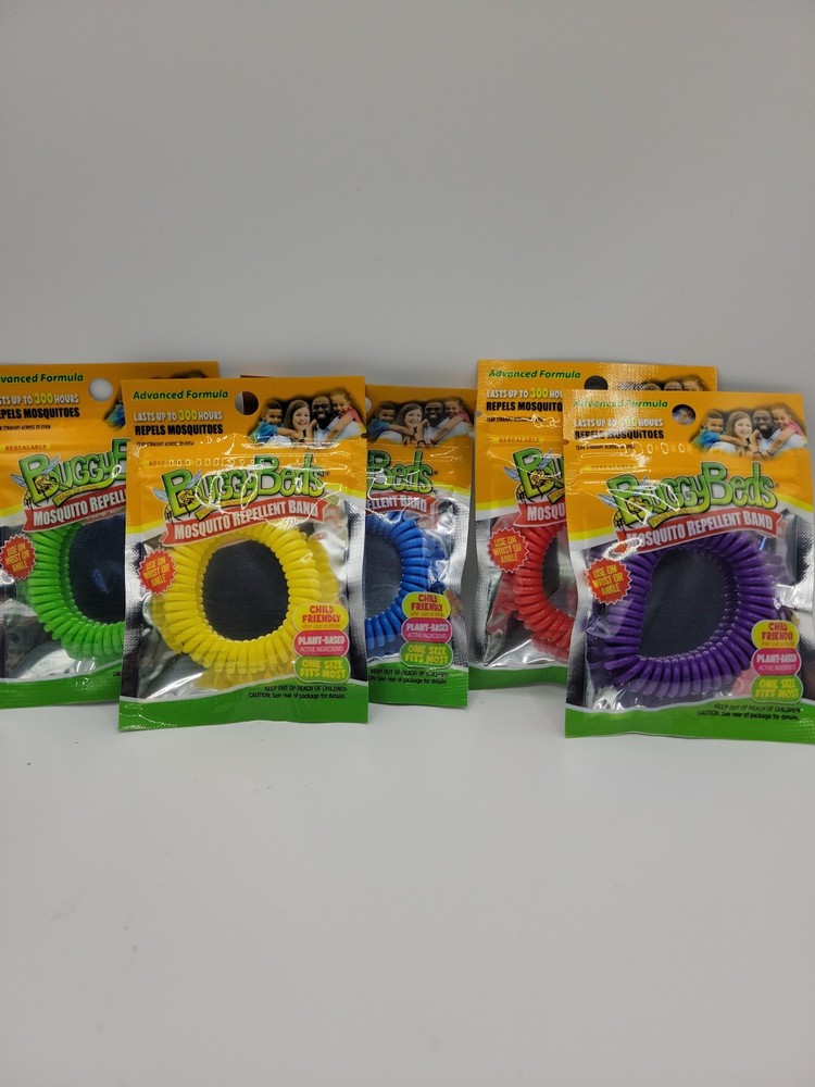 Buggy Beds Mosquito/Insect Repellent Band Wristbands Advanced Formula
