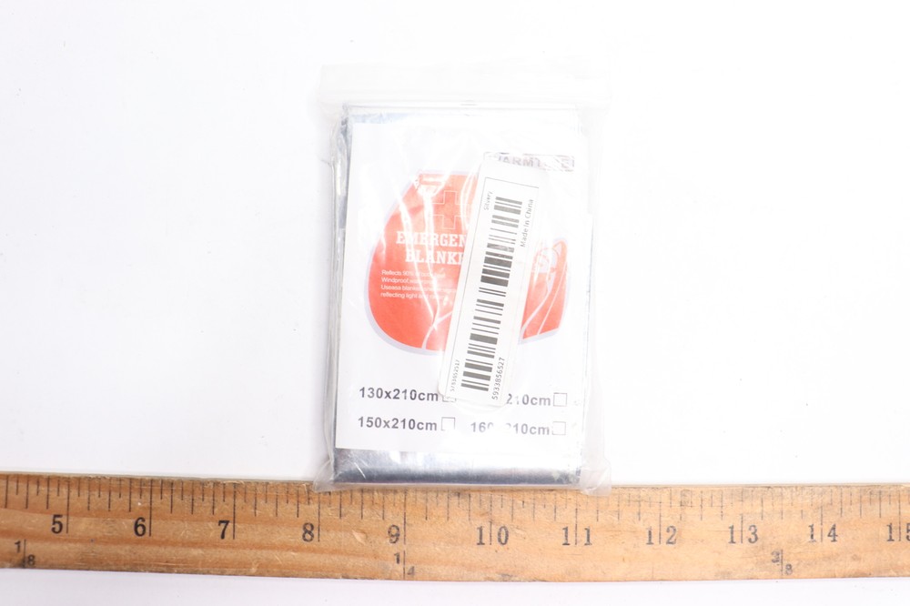 (1-Pk) Warmtime Emergency Blanket Silver 130 x 210cm