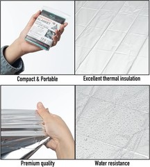 Emergency Blanket 12-Pack Silver Foil Blanket Outdoor Hiking Survival