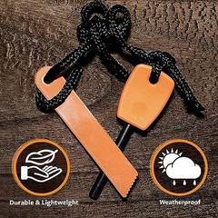 20x Emergency Flint Fire Starter Rod Lighter Magnesium Camping Tool Kits