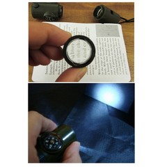Multifunctional 7 in 1 Camping Hiking Outdoor Whistle with Compass Magnifier …