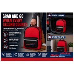 107-Piece First Aid Kit & Food Supplies