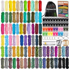 WEREWOLVES Paracord 550 Combo Crafting Kits with Instruction- 80 Colorful